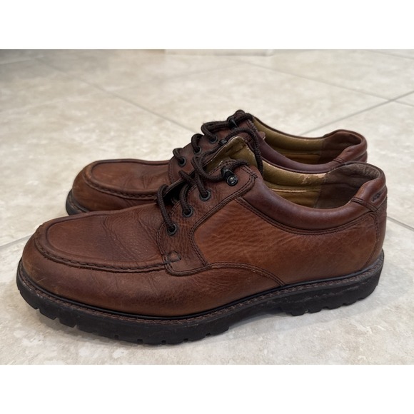 Dockers Waterproof Stain Defender Men's Brown Leather Shoe Sz 11 M Casual Work - Picture 2 of 10